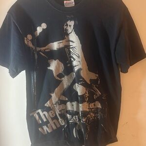 Hanes Black Graphic Tee with Iconic Print The Who